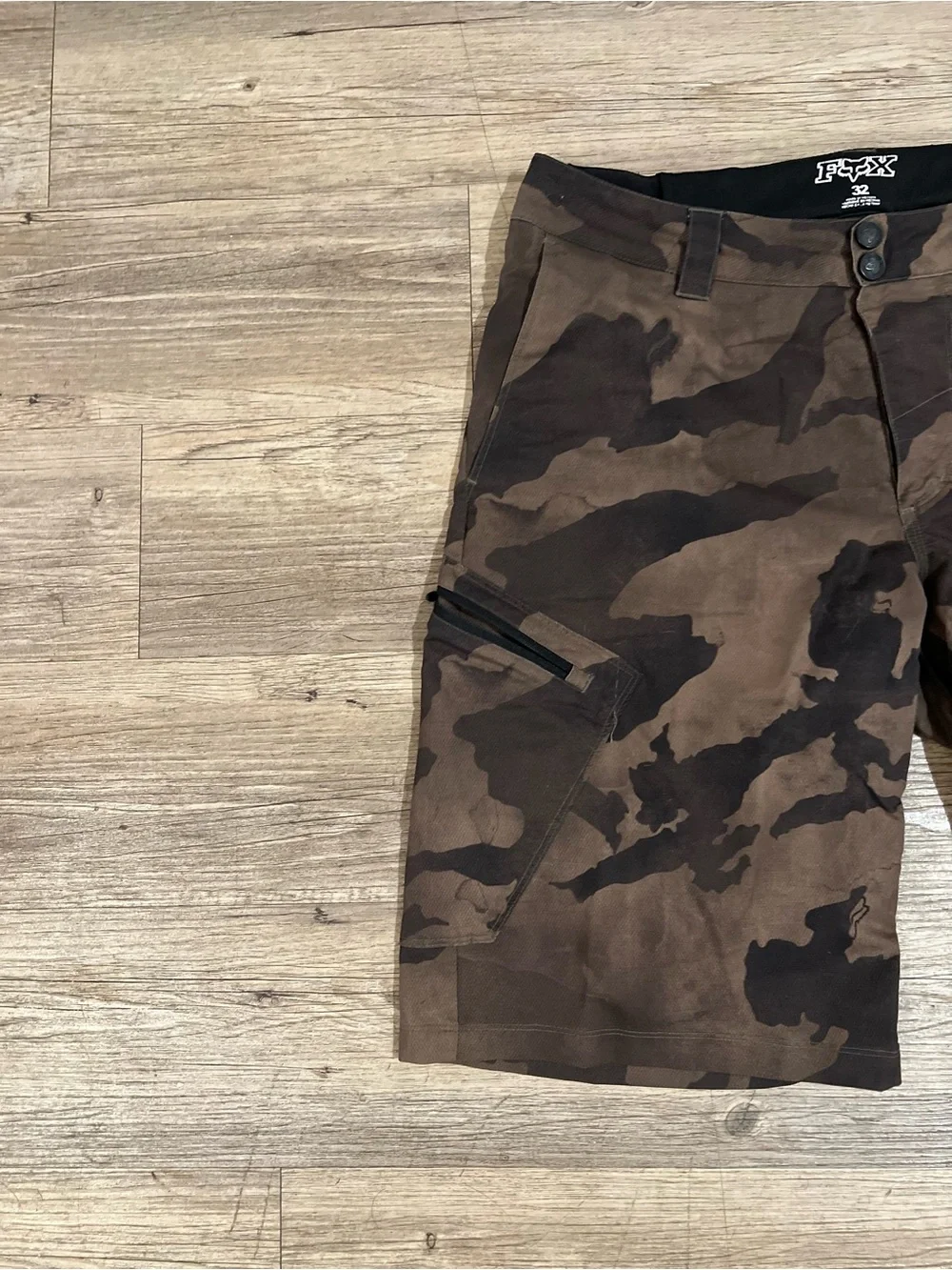Fox Racing Mens 32 Camo Shorts Charcoal Grey Black Camouflage Camo Moto